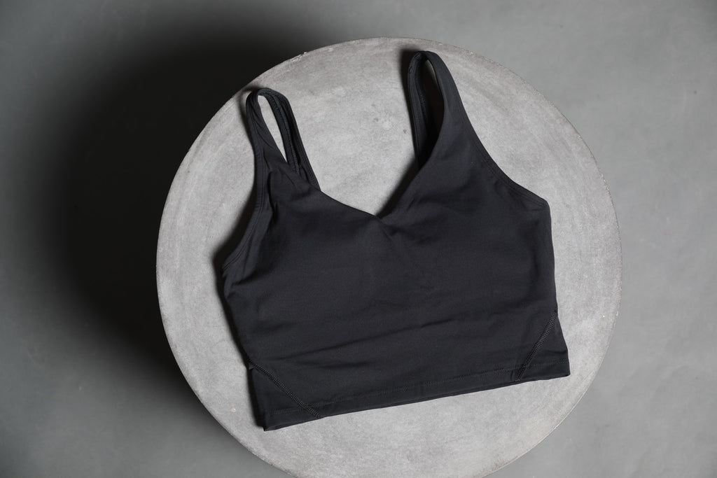 BLACK CROP TOP - DTL Sport