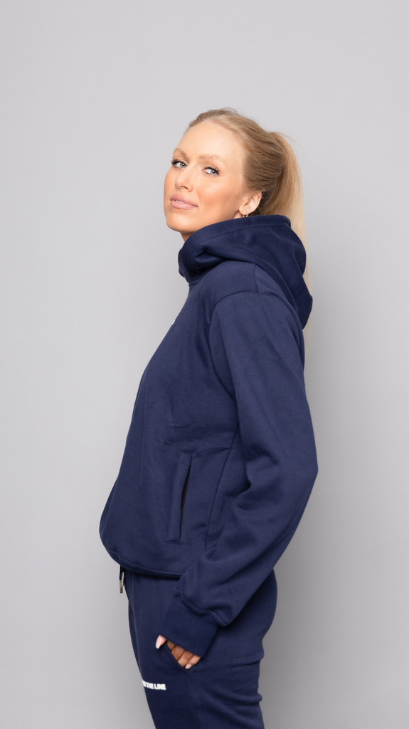 NAVY LOUNGE HOODIE - DTL Sport